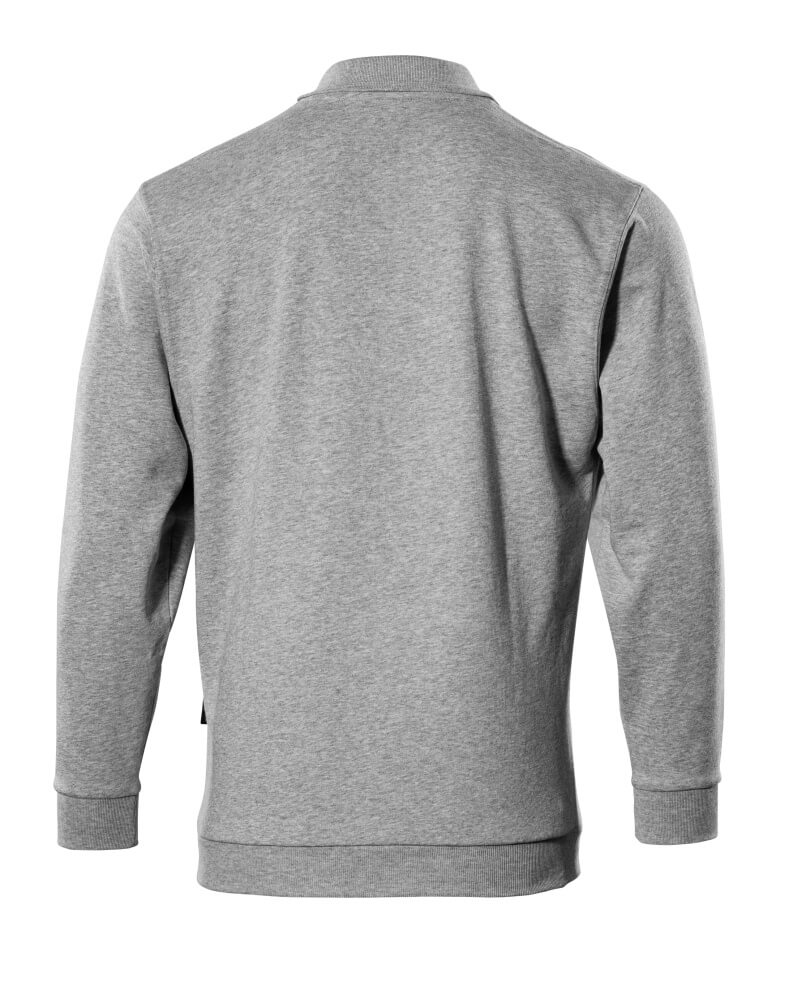 MASCOT Trinidad Polo Sweatshirt 00785 Grey-flecked