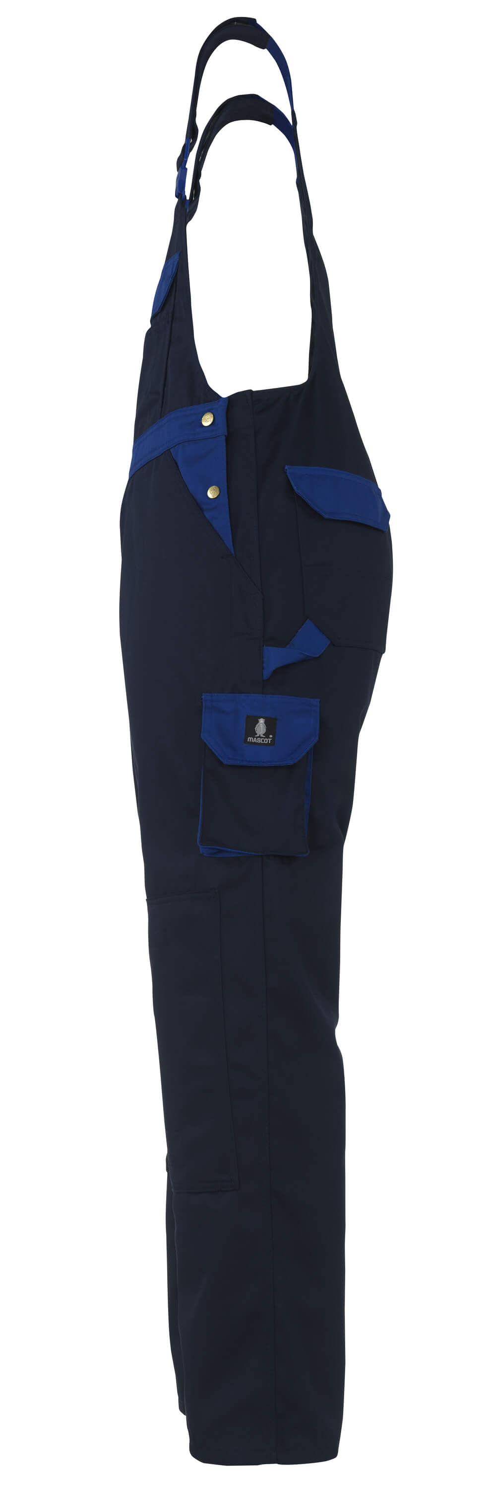 MASCOT Milano Bib & Brace with kneepad pockets 00969 Navy/royal