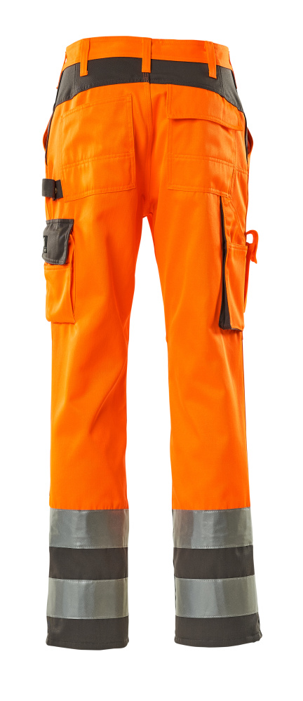MASCOT Olinda Trousers with kneepad pockets 07179 Hi-vis Orange/anthracite