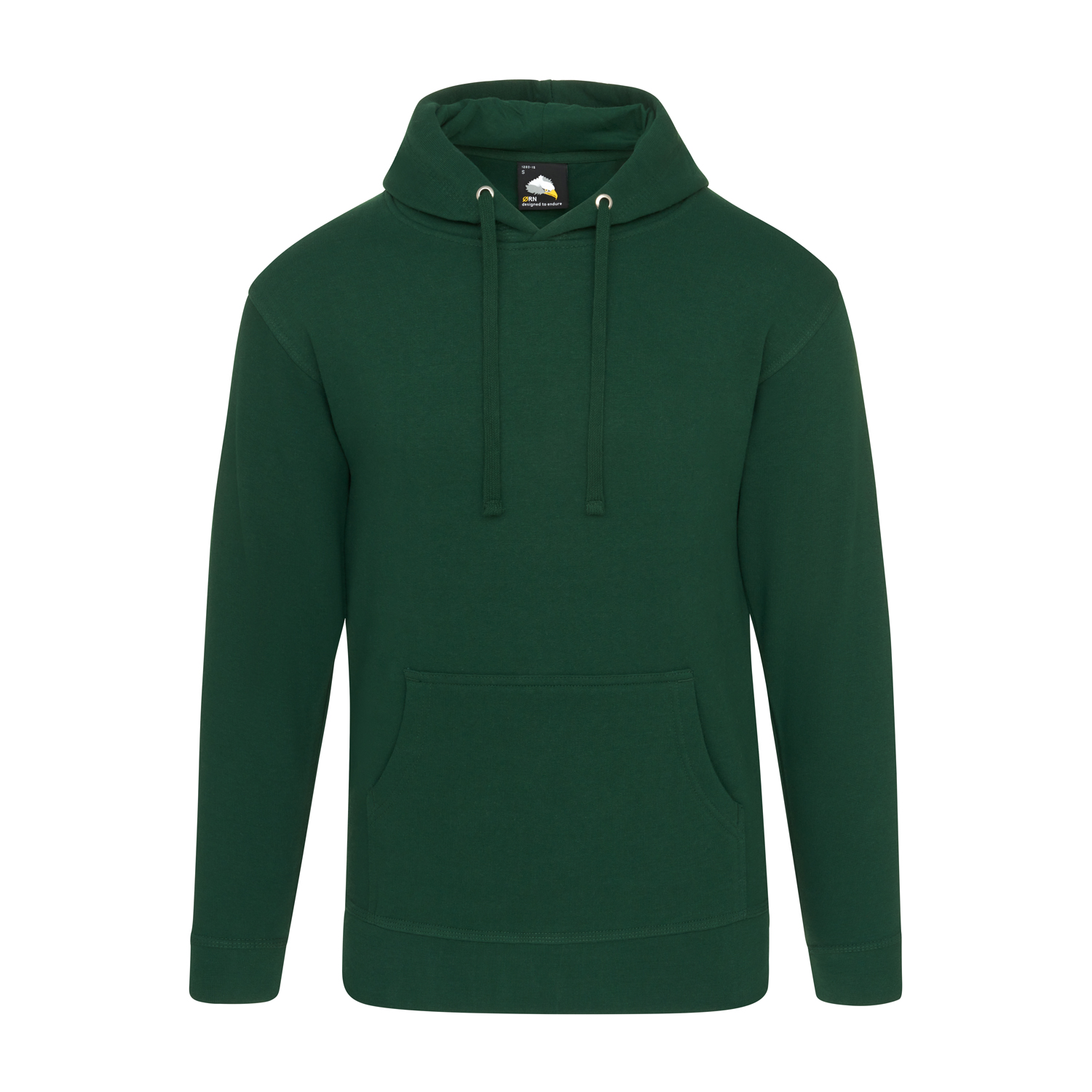Orn Owl Work Hoody - Bottle Green