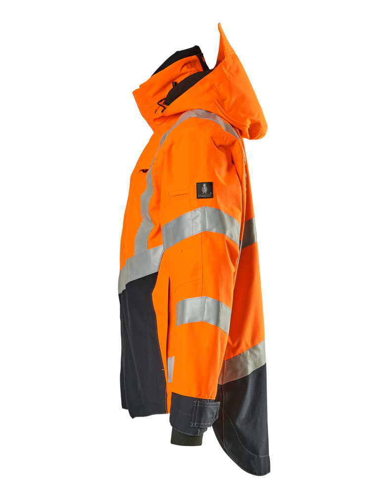 MASCOT Harlow Outer Shell Jacket 15501 Hi-vis Orange/dark Navy