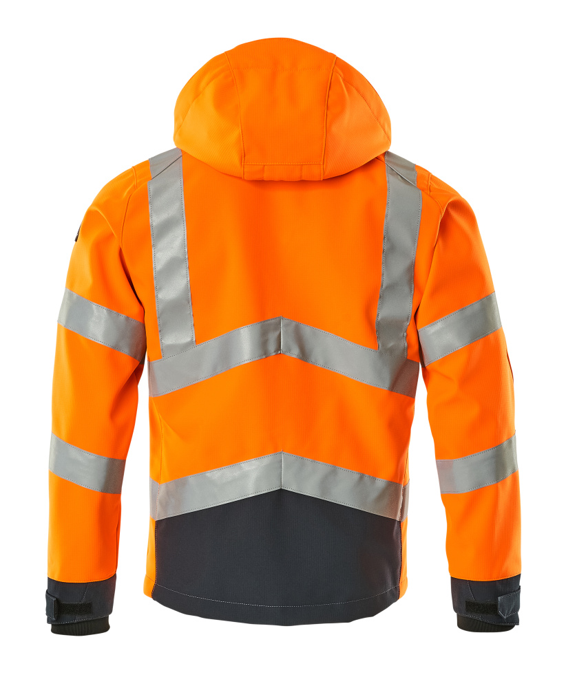 MASCOT Blackpool Softshell Jacket 15502 Hi-vis Orange/dark Navy