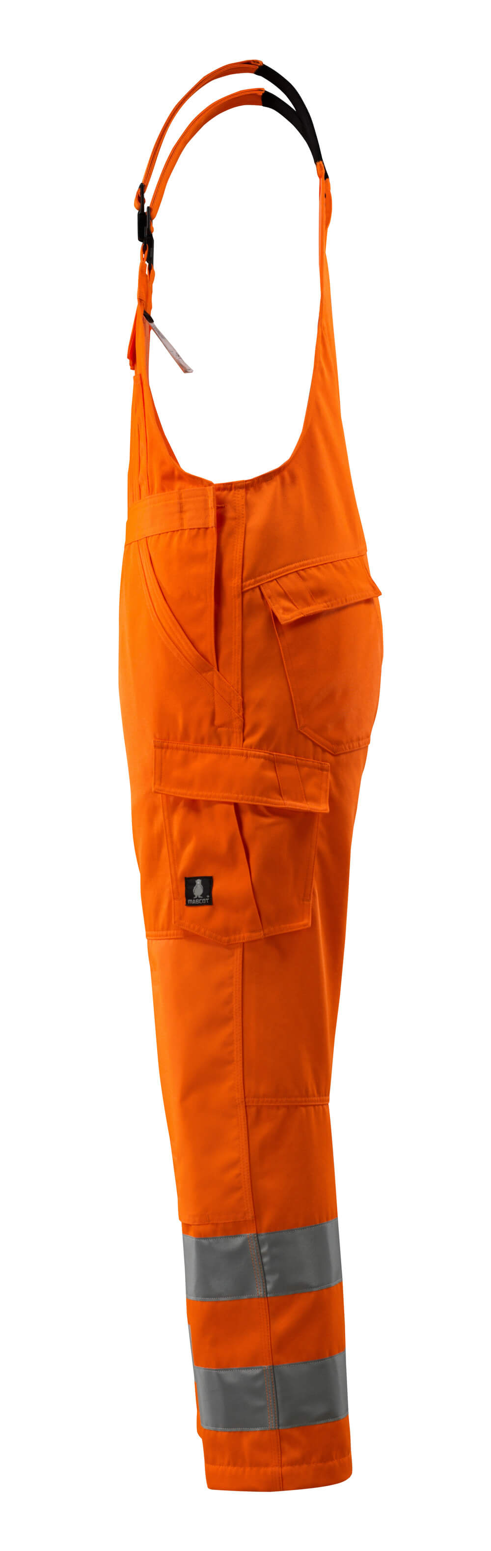 MASCOT Devonport Bib & Brace with kneepad pockets 16869 Hi-vis Orange