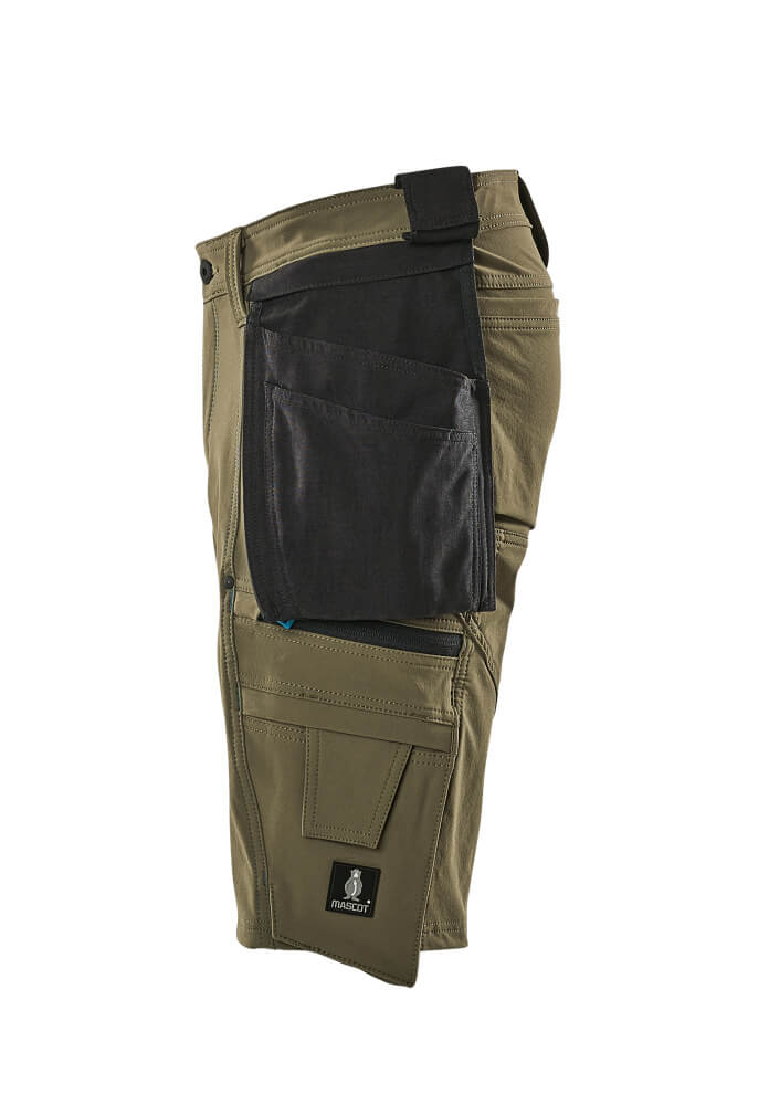 MASCOT ADVANCED Shorts with holster pockets 17149 Moss Green