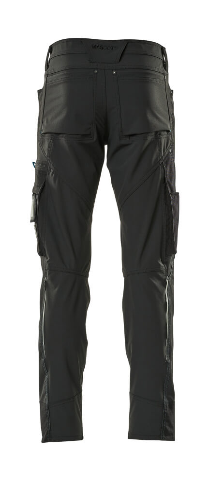 2 x Mascot Advanced 17279 Trousers - Black
