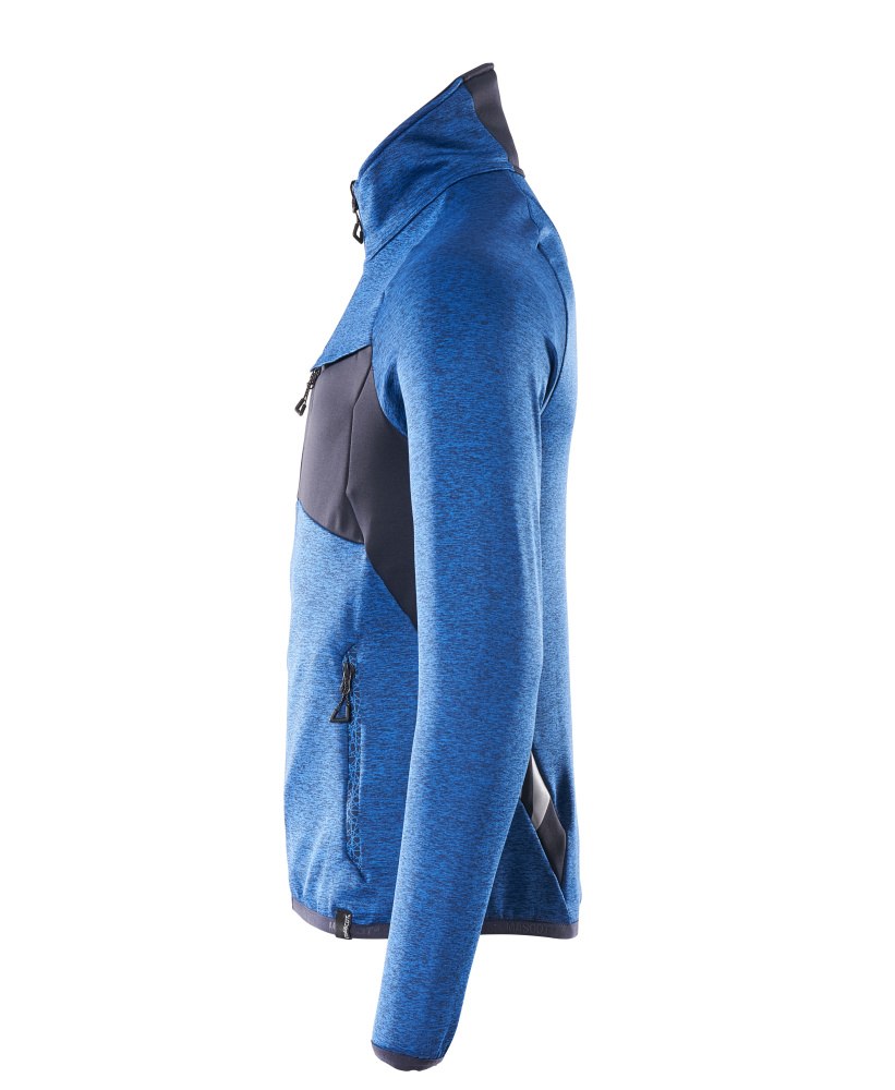 MASCOT ACCELERATE Fleece Jumper with zipper 18103 Azure Blue/dark Navy