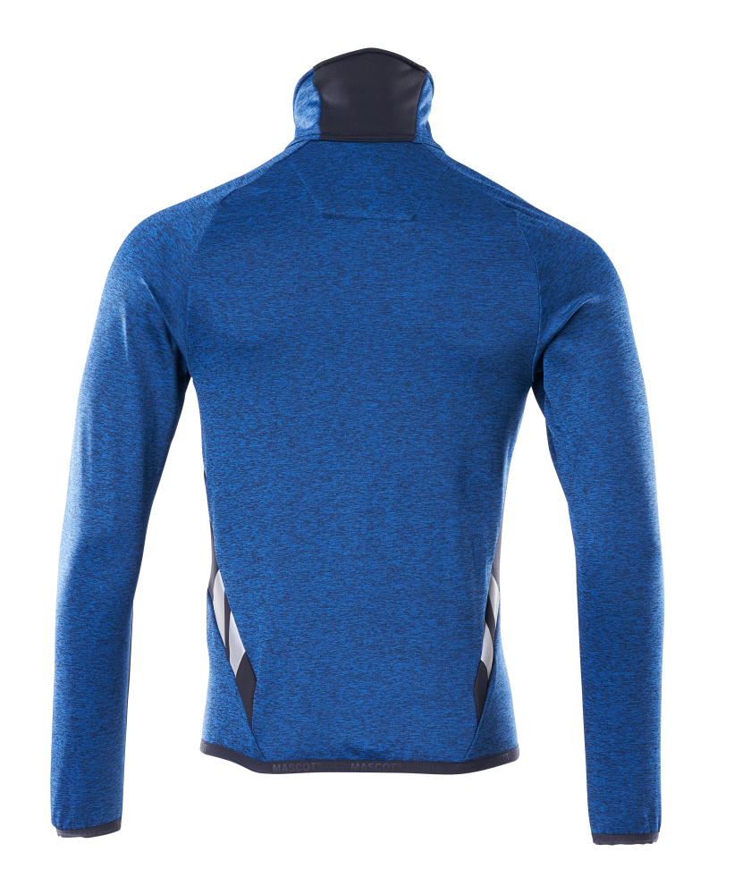 MASCOT ACCELERATE Fleece Jumper with zipper 18103 Azure Blue/dark Navy