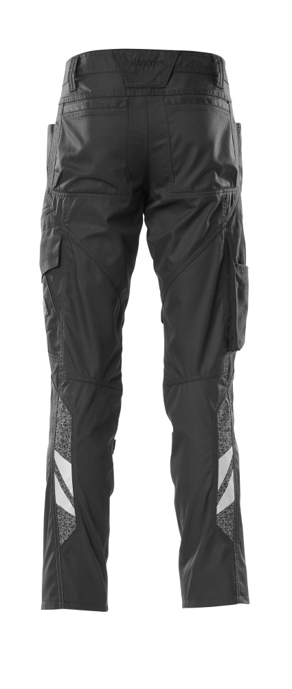 MASCOT® ACCELERATE Trousers with kneepad pockets 18379 Black