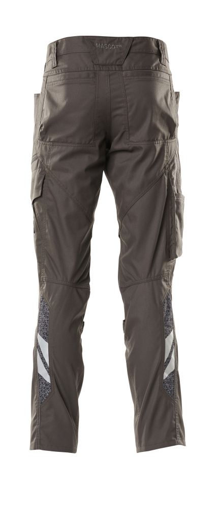 MASCOT ACCELERATE Trousers with kneepad pockets 18379 Dark Anthracite
