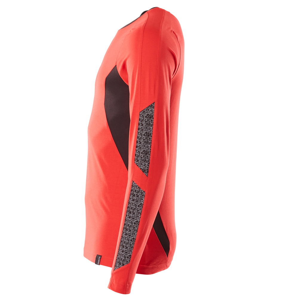 MASCOT ACCELERATE T-shirt, long-sleeved 18381 Traffic Red/black