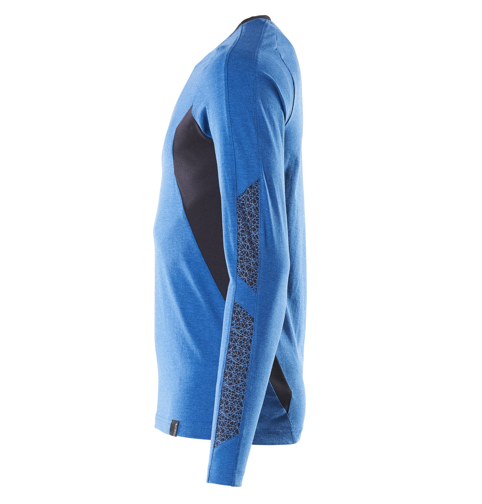 MASCOT ACCELERATE T-shirt, long-sleeved 18381 Azure Blue/dark Navy