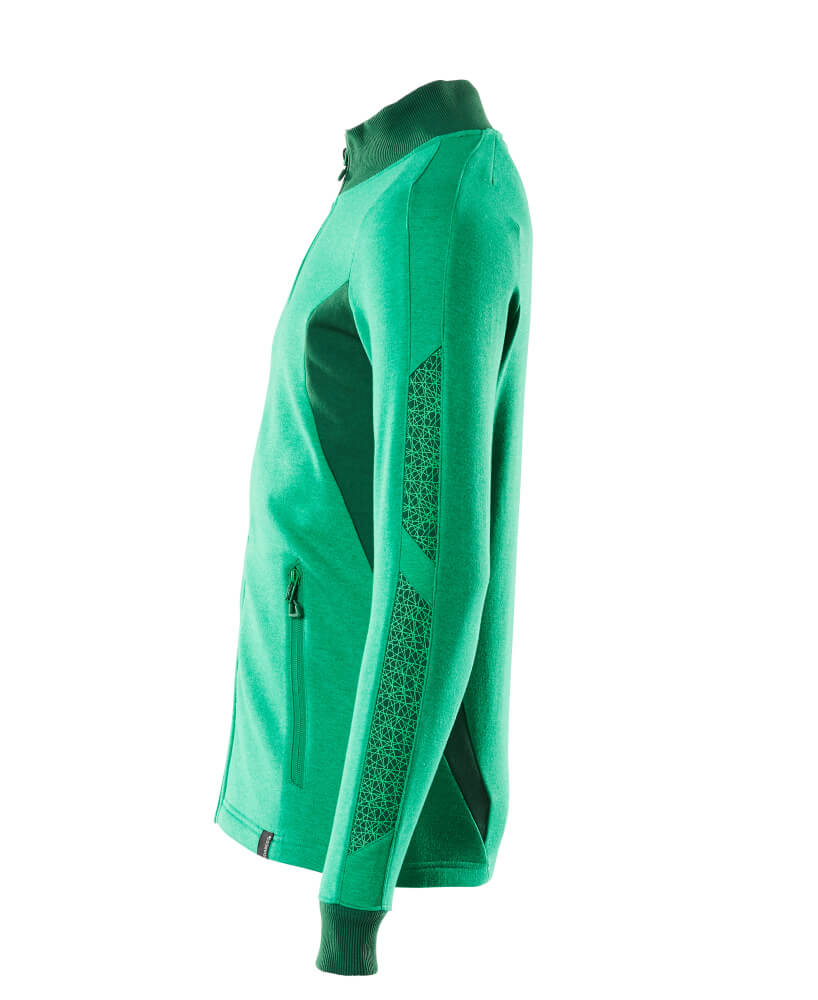MASCOT ACCELERATE Sweatshirt with zipper 18484 Grass Green/green