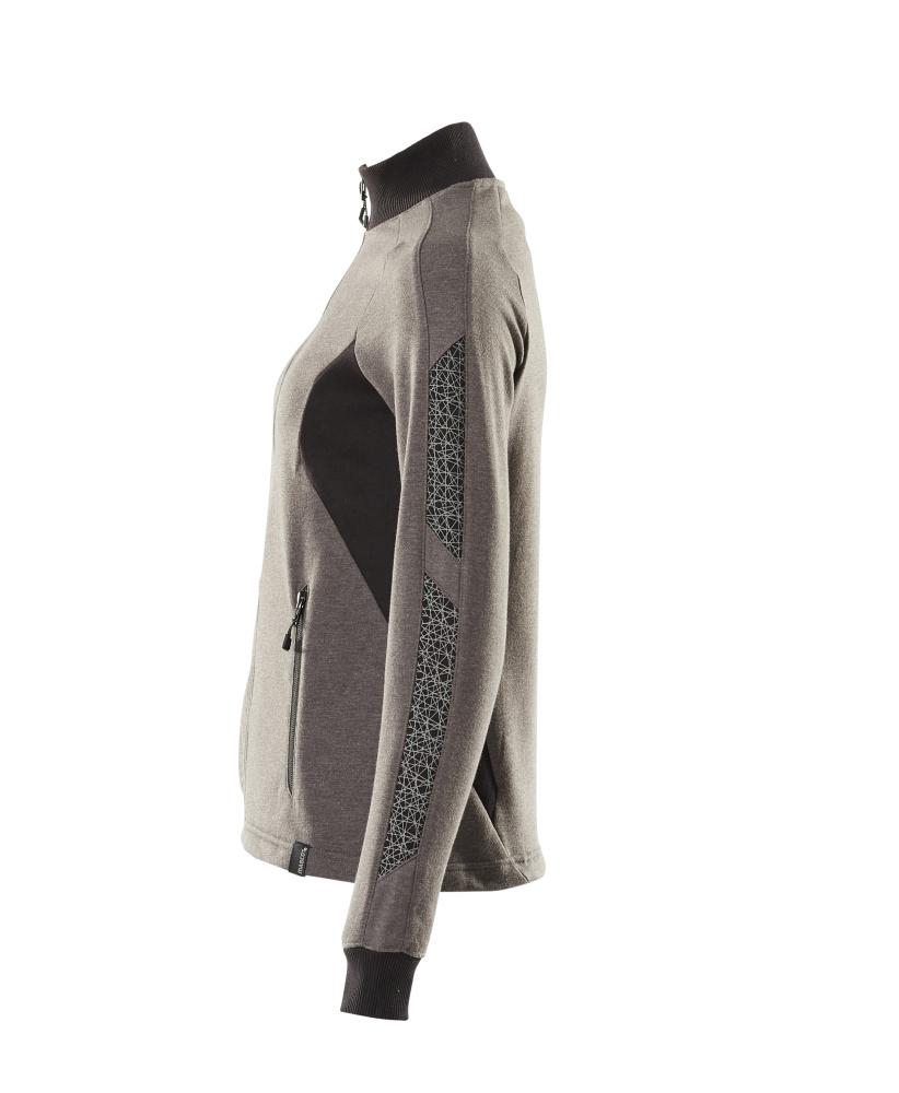 MASCOT ACCELERATE Sweatshirt with zipper 18494 Dark Anthracite/black