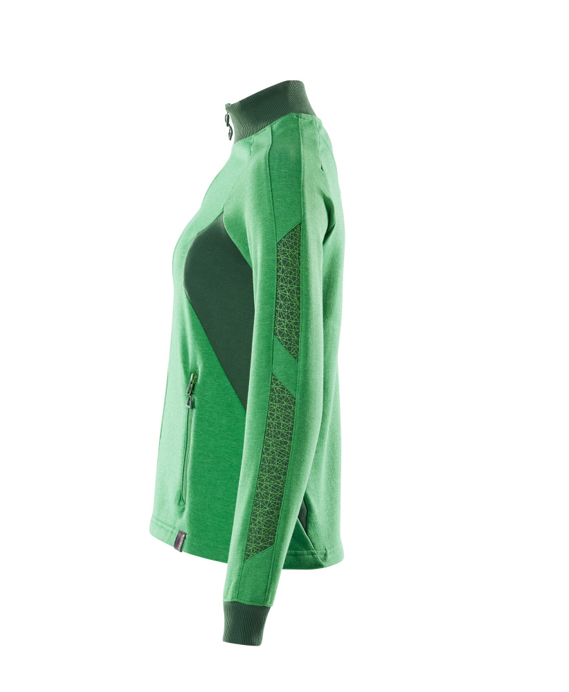 MASCOT ACCELERATE Sweatshirt with zipper 18494 Grass Green/green