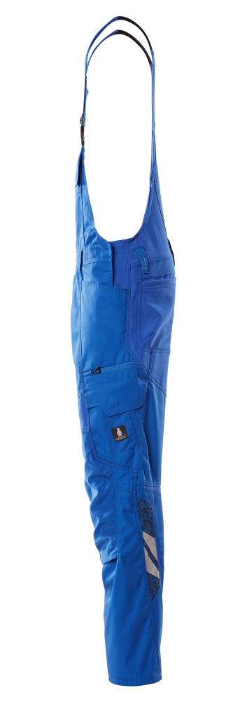 MASCOT ACCELERATE Bib & Brace with kneepad pockets 18569 Azure Blue
