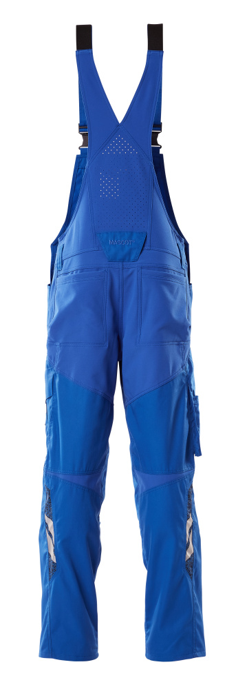 MASCOT ACCELERATE Bib & Brace with kneepad pockets 18569 Azure Blue