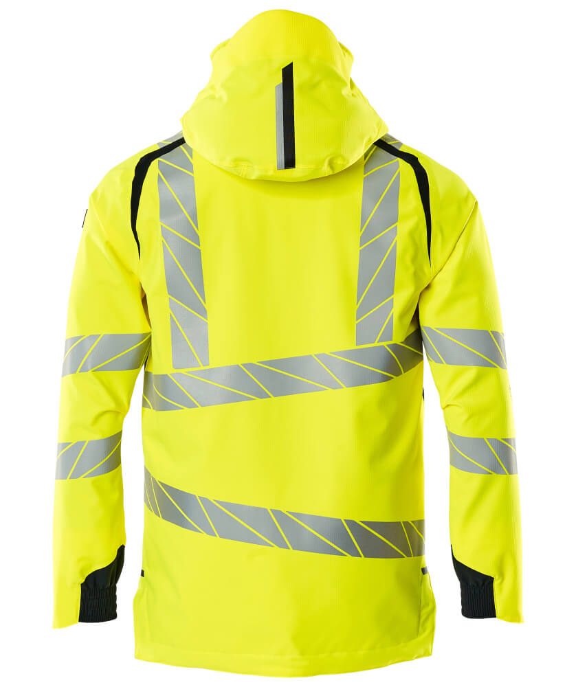 MASCOT ACCELERATE SAFE Outer Shell Jacket 19001 Hi-vis Yellow/dark Navy