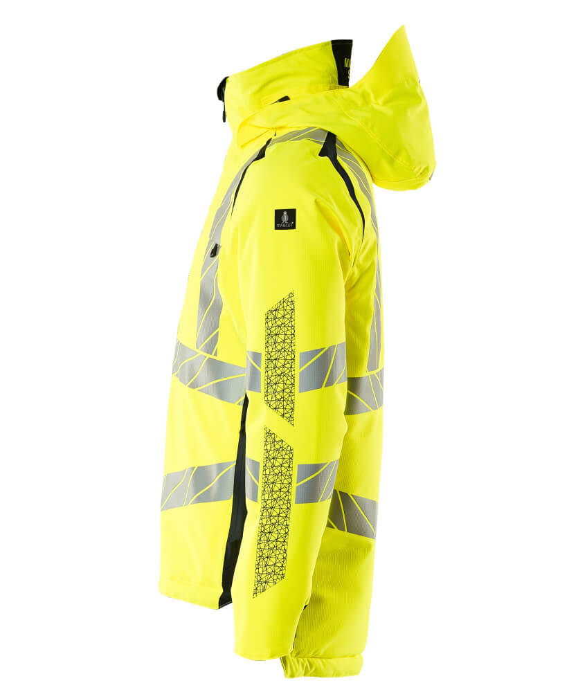 MASCOT ACCELERATE SAFE Winter Jacket 19035 Hi-vis Yellow/dark Navy