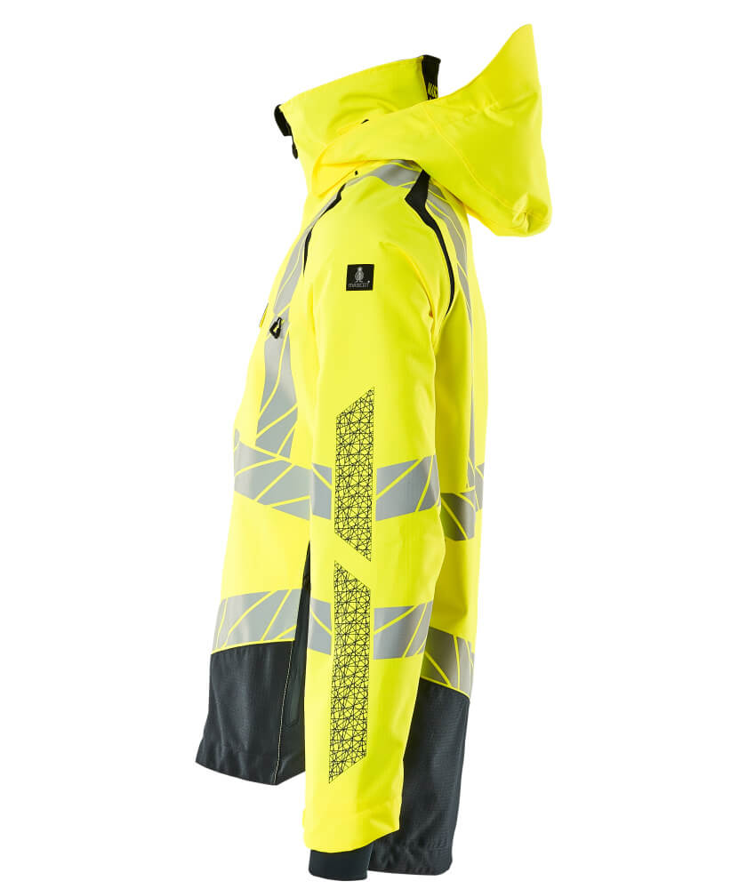 MASCOT ACCELERATE SAFE Outer Shell Jacket 19301 Hi-vis Yellow/black