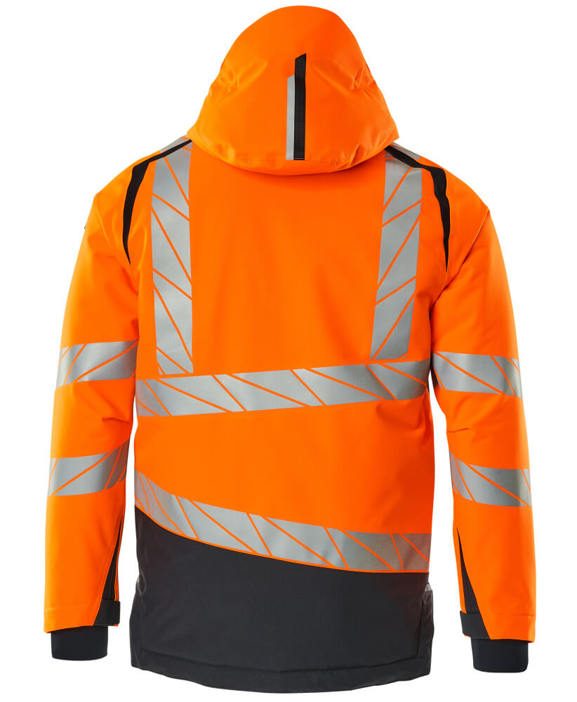 MASCOT ACCELERATE SAFE Winter Jacket 19335 Hi-vis Orange/dark Navy