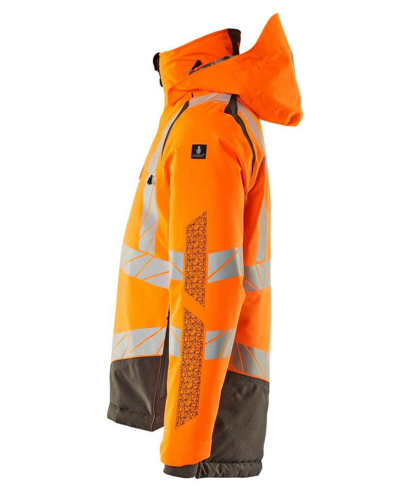 MASCOT ACCELERATE SAFE Winter Jacket 19335 Hi-vis Orange/dark ...