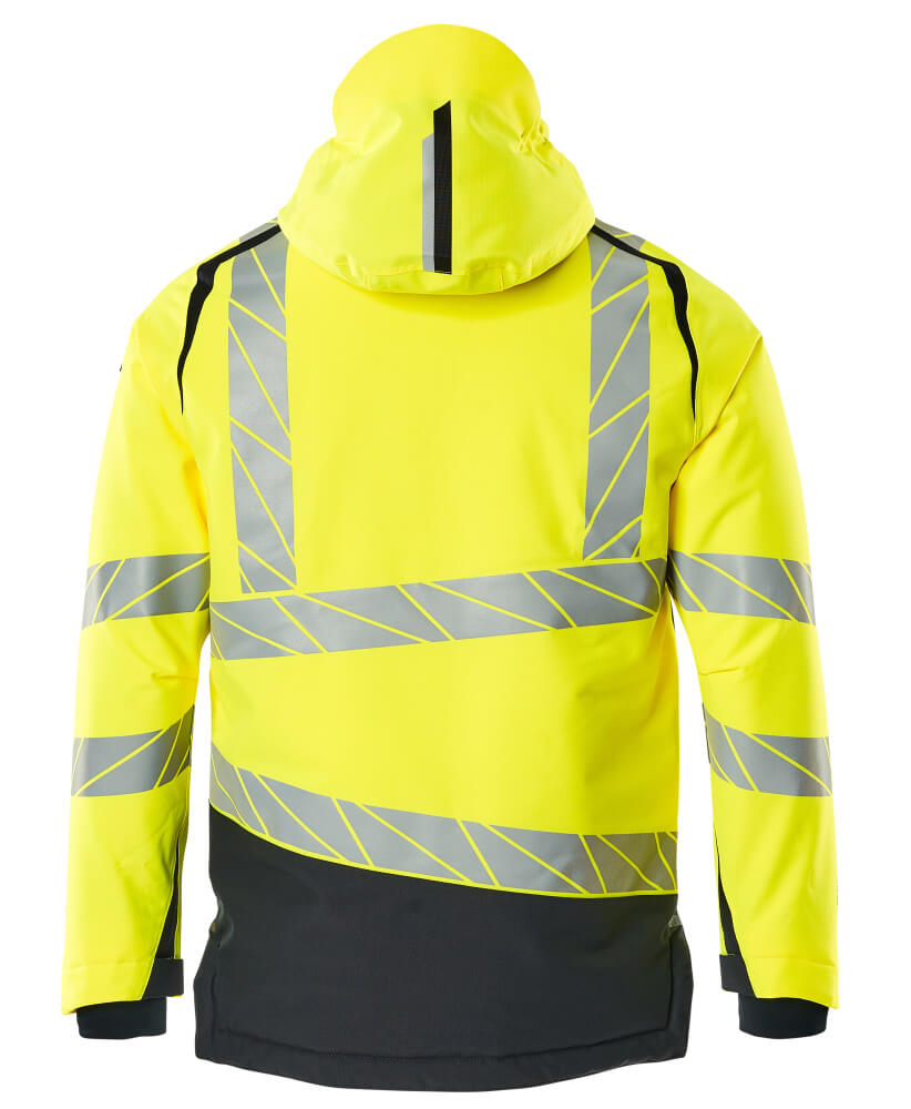 MASCOT ACCELERATE SAFE Winter Jacket 19335 Hi-vis Yellow/dark Navy