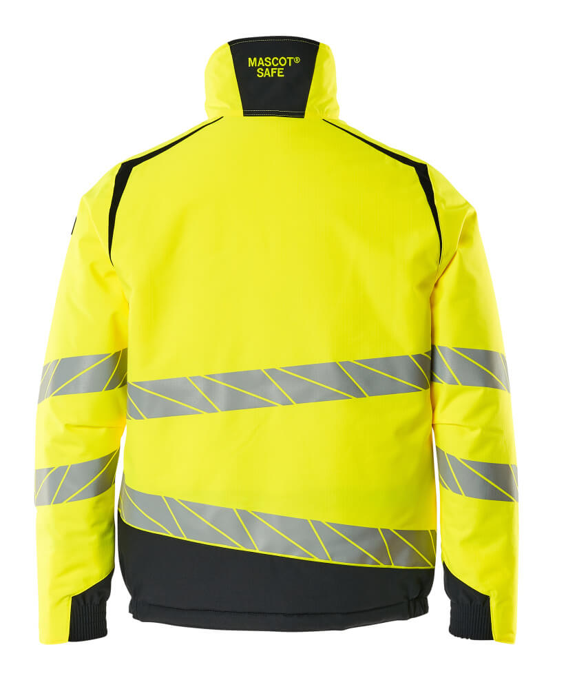 MASCOT ACCELERATE SAFE Winter Jacket 19435 Hi-vis Yellow/dark Navy