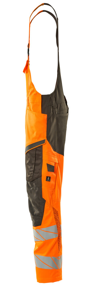 MASCOT ACCELERATE SAFE Bib & Brace with kneepad pockets 19569 Hi-vis Orange/dark Anthracite