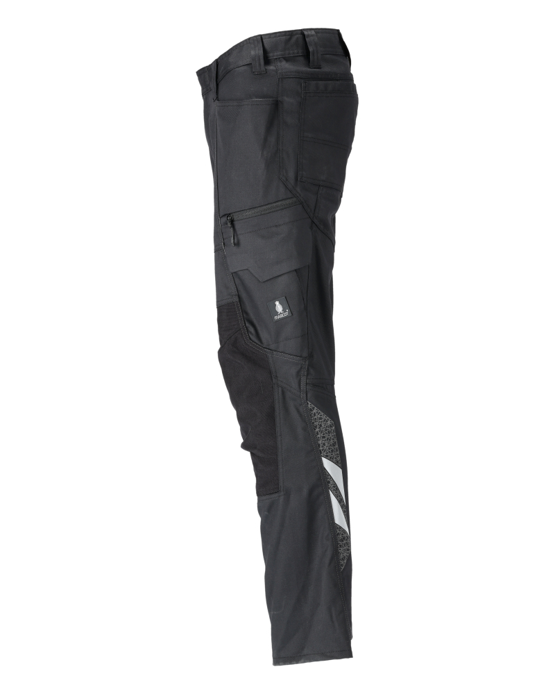MASCOT ACCELERATE Trousers with kneepad pockets 20679 Black
