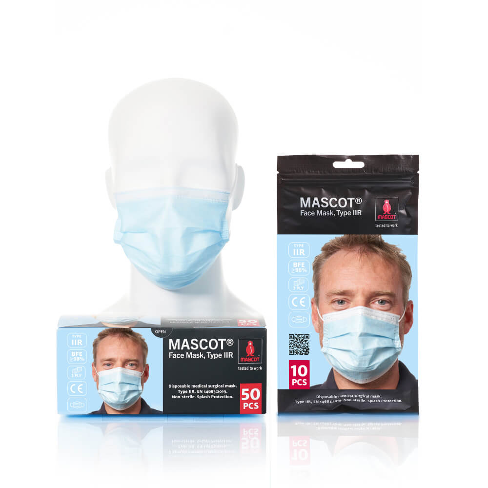 MASCOT COMPLETE Face Mask 20950 Light Blue