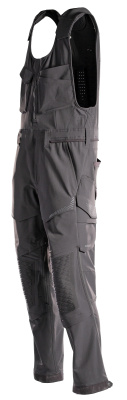 MASCOT CUSTOMIZED Combi suit with kneepad pockets 22069 Black
