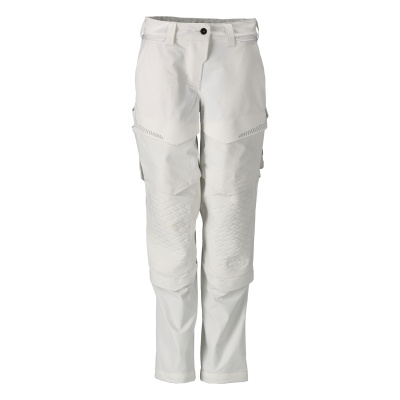 MASCOT CUSTOMIZED Trousers with kneepad pockets 22078 White