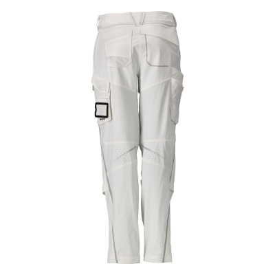 MASCOT CUSTOMIZED Trousers with kneepad pockets 22078 White