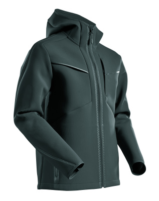 MASCOT CUSTOMIZED Softshell jacket with hood 22086 Forest Green