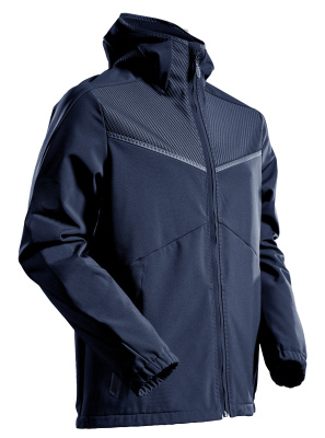 MASCOT CUSTOMIZED Softshell jacket with hood 22102 Dark Navy