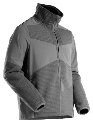 MASCOT CUSTOMIZED Fleece jumper with zipper and lining 22105 Stone Grey