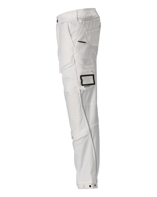 MASCOT CUSTOMIZED Trousers with kneepad pockets 22279 White