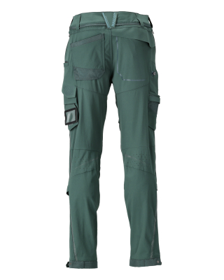 MASCOT CUSTOMIZED Trousers with kneepad pockets 22279 Forest Green