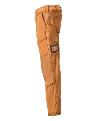 MASCOT CUSTOMIZED Trousers with kneepad pockets 22279 Nut Brown