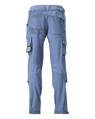 MASCOT CUSTOMIZED Trousers with kneepad pockets 22279 Stone Blue