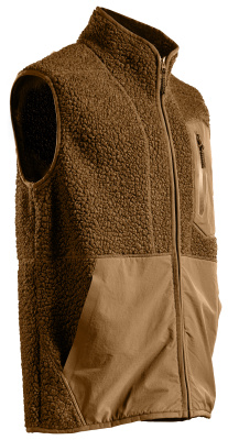 MASCOT CUSTOMIZED Pile gilet with zipper 22465 Nut Brown