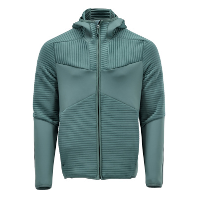 MASCOT CUSTOMIZED Fleece hoodie with zipper 22603 Light Forest Green