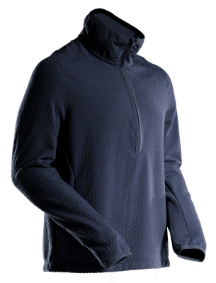 MASCOT CUSTOMIZED Microfleece jumper with half zip 22703 Dark Navy