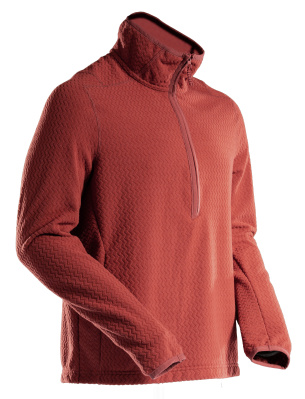 MASCOT CUSTOMIZED Microfleece jumper with half zip 22703 Autumn Red
