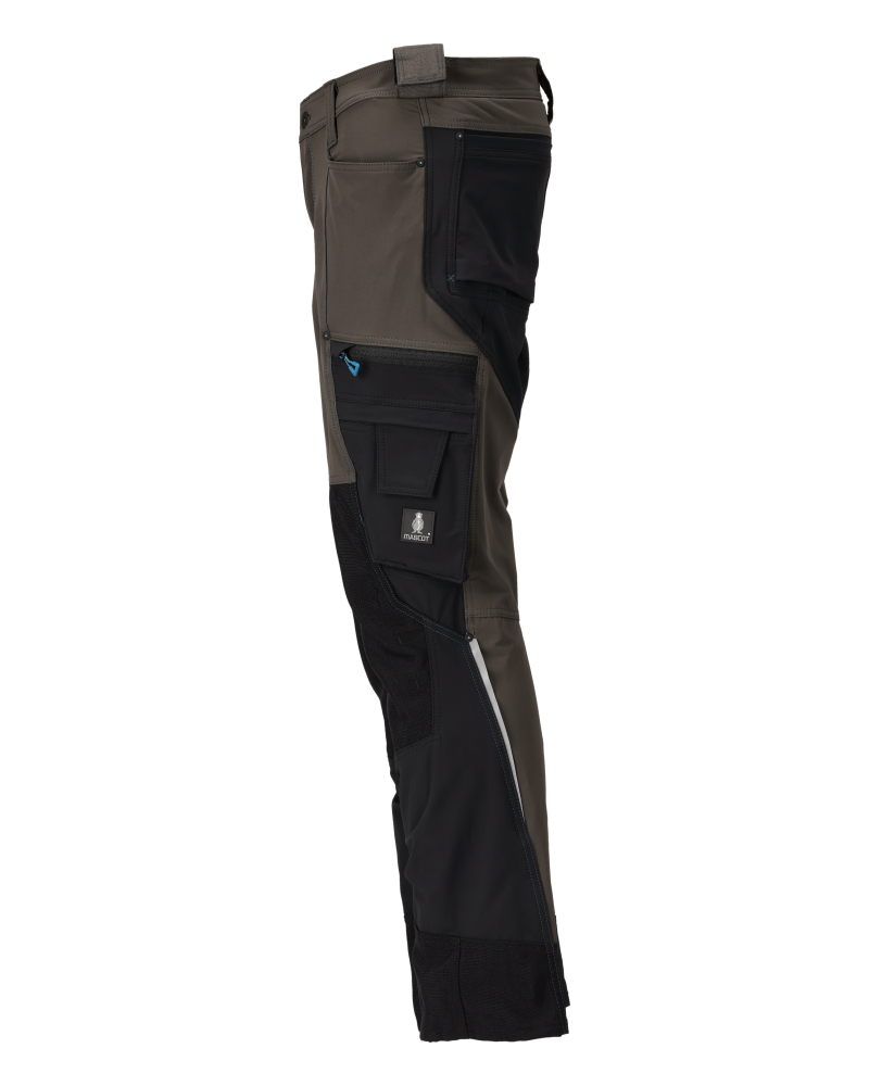 MASCOT ADVANCED Trousers with kneepad pockets 23179 Dark Anthracite/black