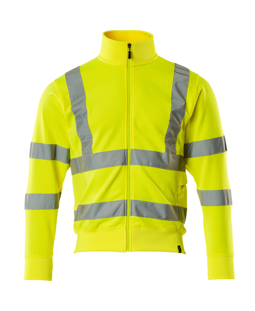 MASCOT Maringa Sweatshirt with zipper 50115 Hi-vis Yellow