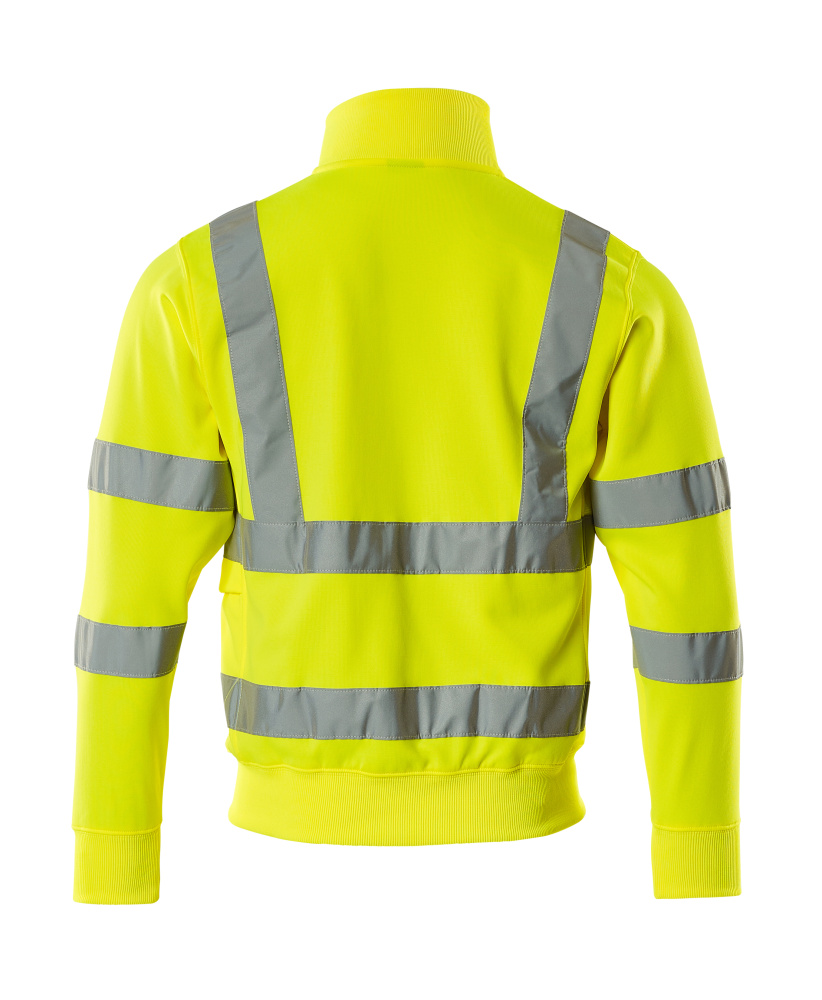MASCOT Maringa Sweatshirt with zipper 50115 Hi-vis Yellow